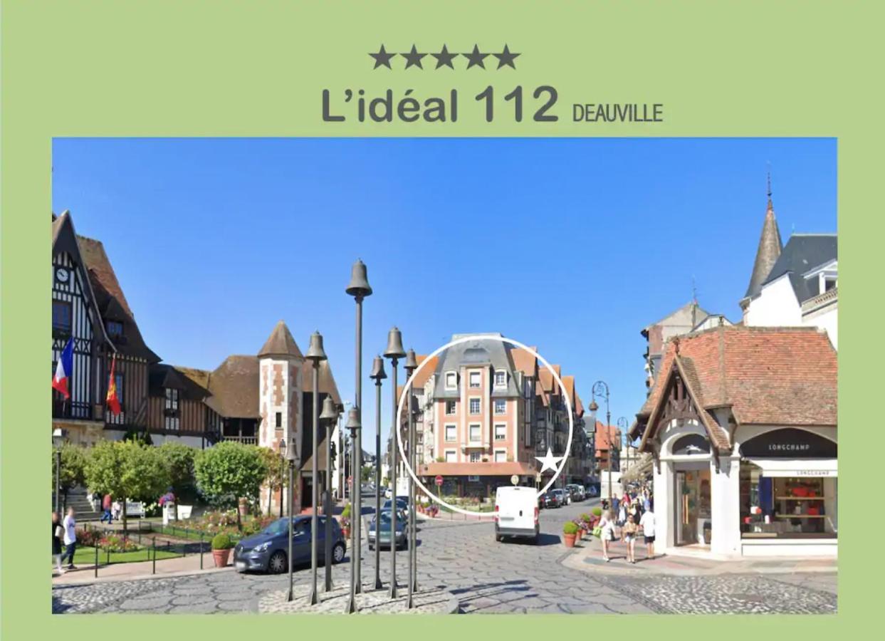 L'Ideal 112 - 85M2, 2 Chambres, Parking & Cabine De Plage Довиль Экстерьер фото